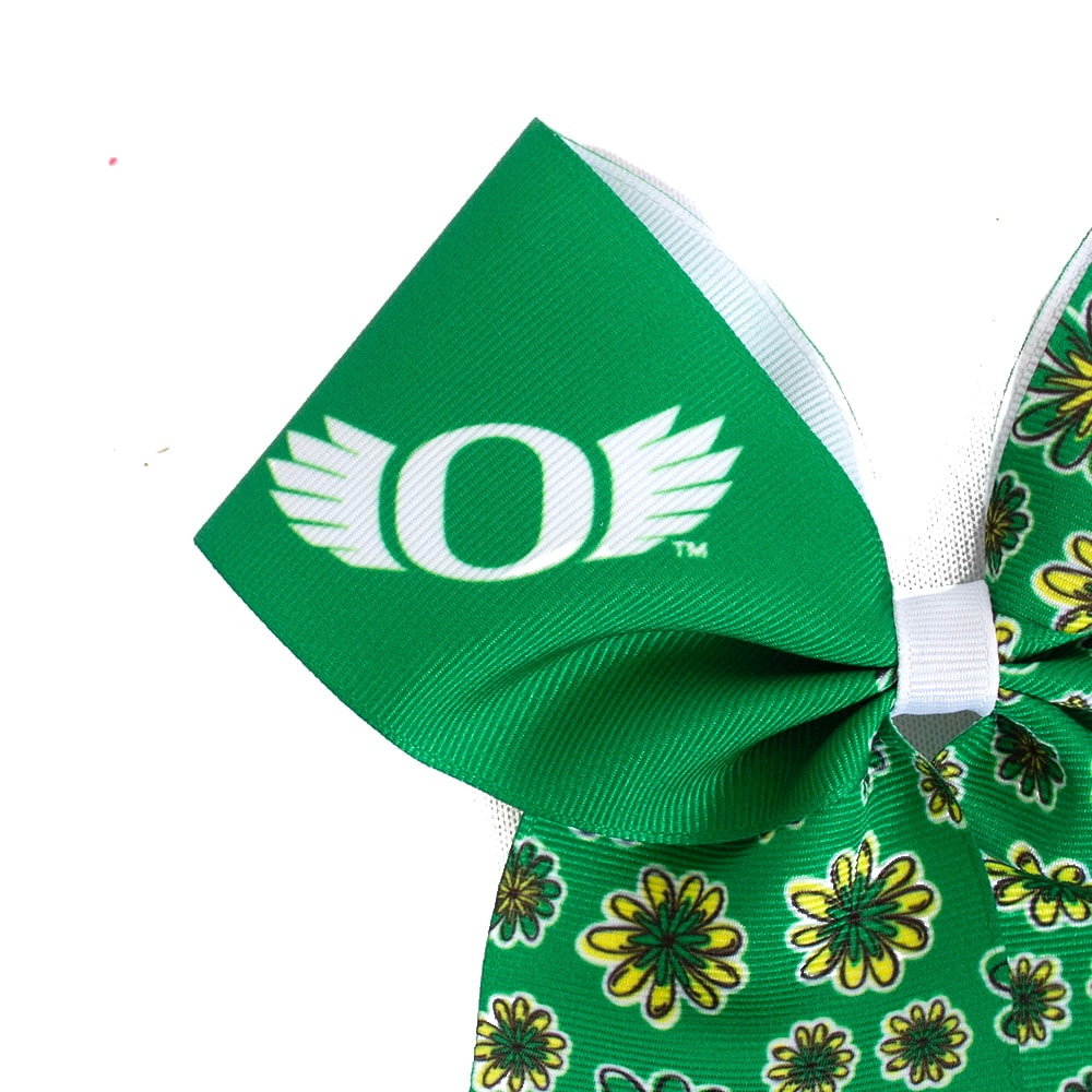 O Wings, Spirit Product, Green, Accessories, Accessories, Women, Daisy Pattern, Cheer Gear, XL Ribbon, Barrette, 834087